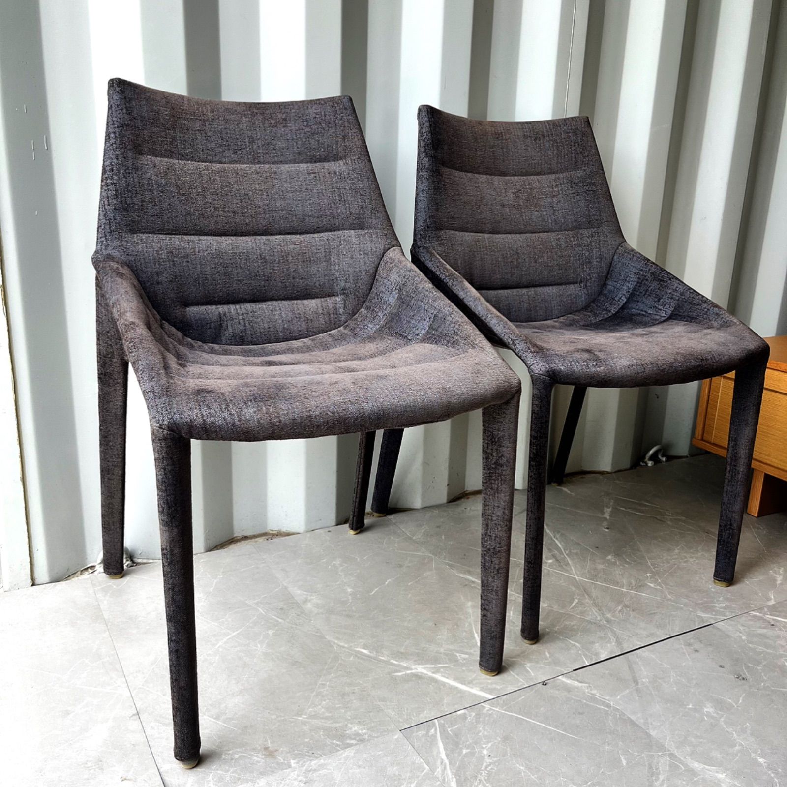 取付無料！モルテーニ アウトライン カバーリングファブリックアームレスチェア✨ 取付無料！モルテーニ アウトライン カバーリングファブリック