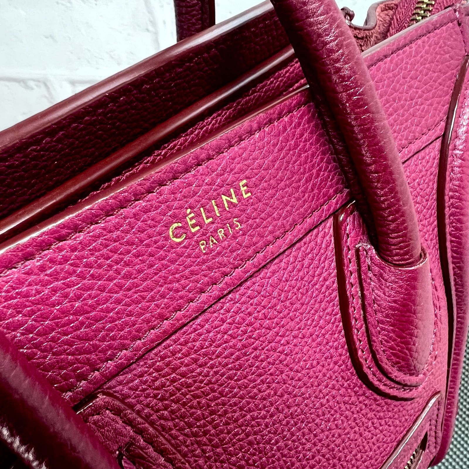 CELINE／セリーヌ ラゲージ ナノショッパー 2WAY ハンドショルダー
