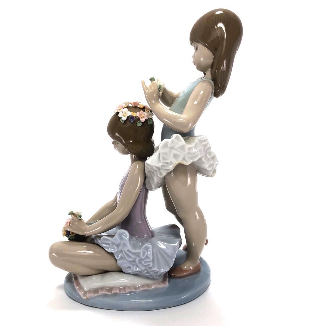 訳あり 売り切り LLADRO リヤドロ 初めてのバレエ 5714 陶器 マルチカラー