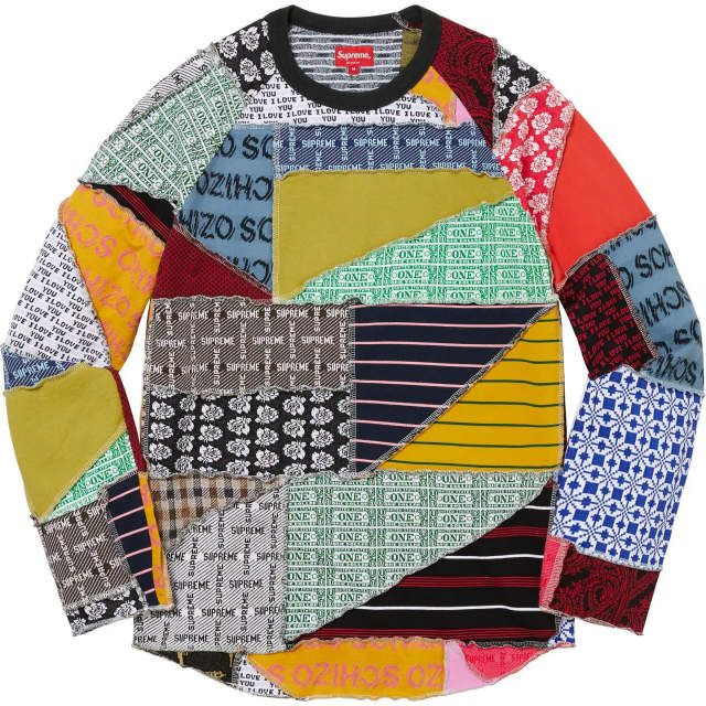新品未使用Supreme カラフルパターン 長袖カットソー XL 新品未使用Supreme カラフルパターン 長袖カットソー XL