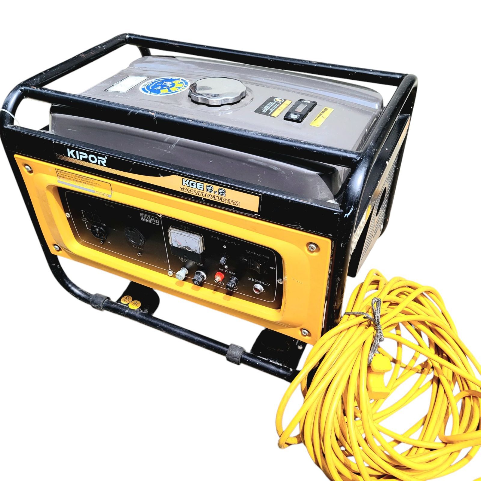 動作品 KIPOR パワーテック|POWER-TECH ガソリンエンジン発電機