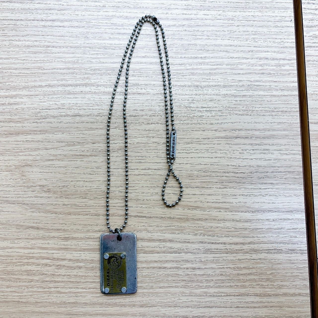 ディーゼル ドッグタグ ネックレス SID - メルカリ