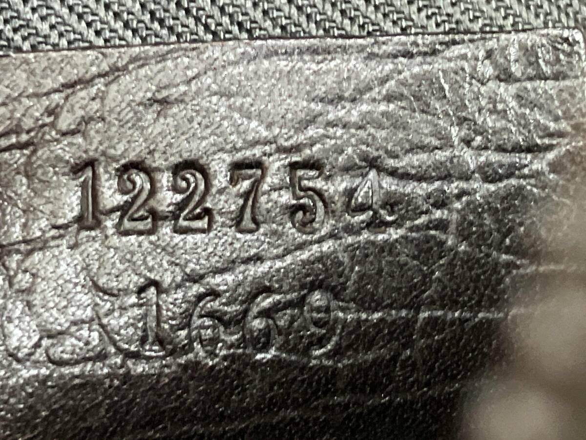 GUCCI　ショルダーバッグ GGスプリーム PVC ロゴプレート 122754 GUCCI】グッチ GGスプリーム 122754 ショルダーバッグ メンズ