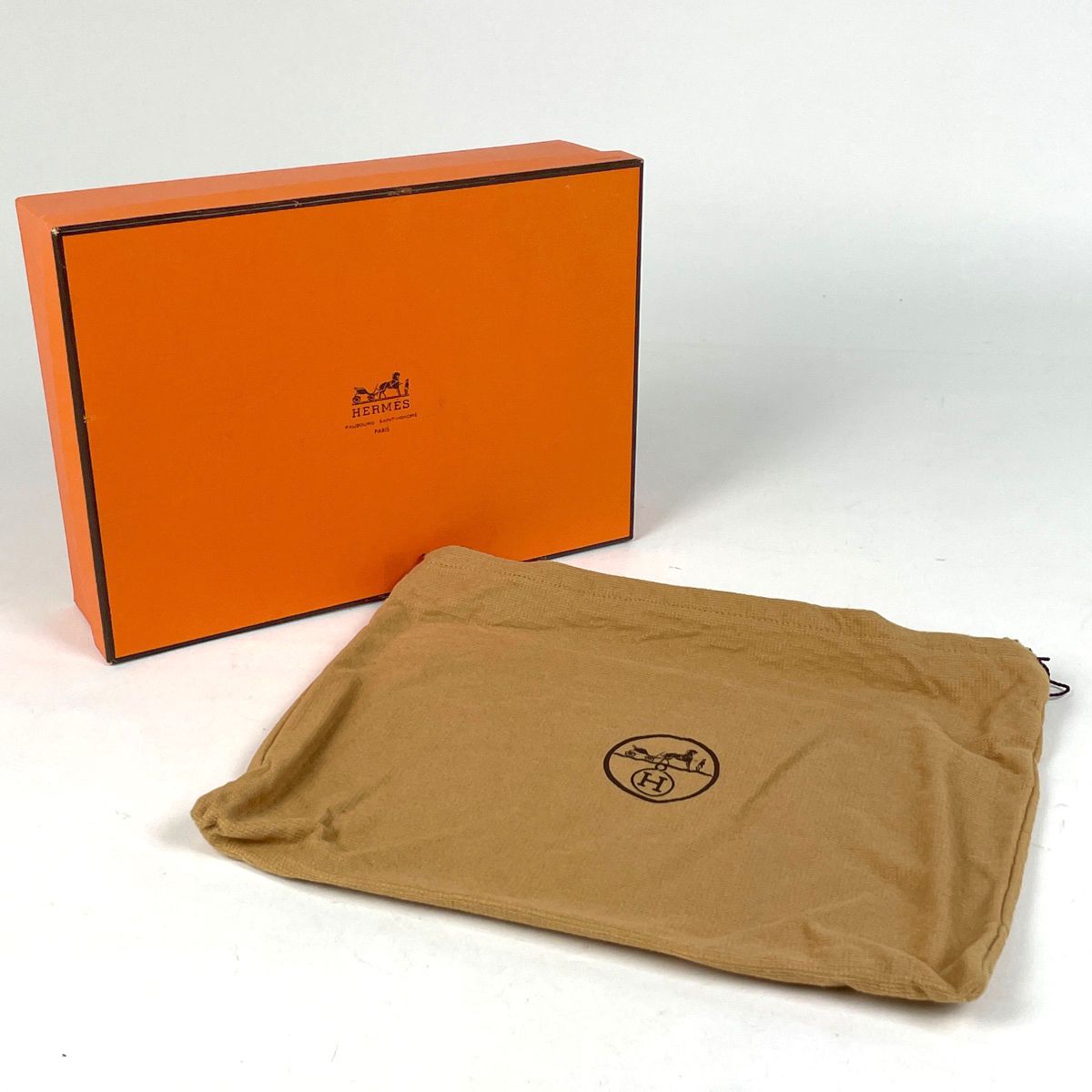 エルメス HERMES ポシェットジェット セカンドバッグ クラッチバッグ クシュベル ネイビー 〇W レディース DECORATOM_COM_BR