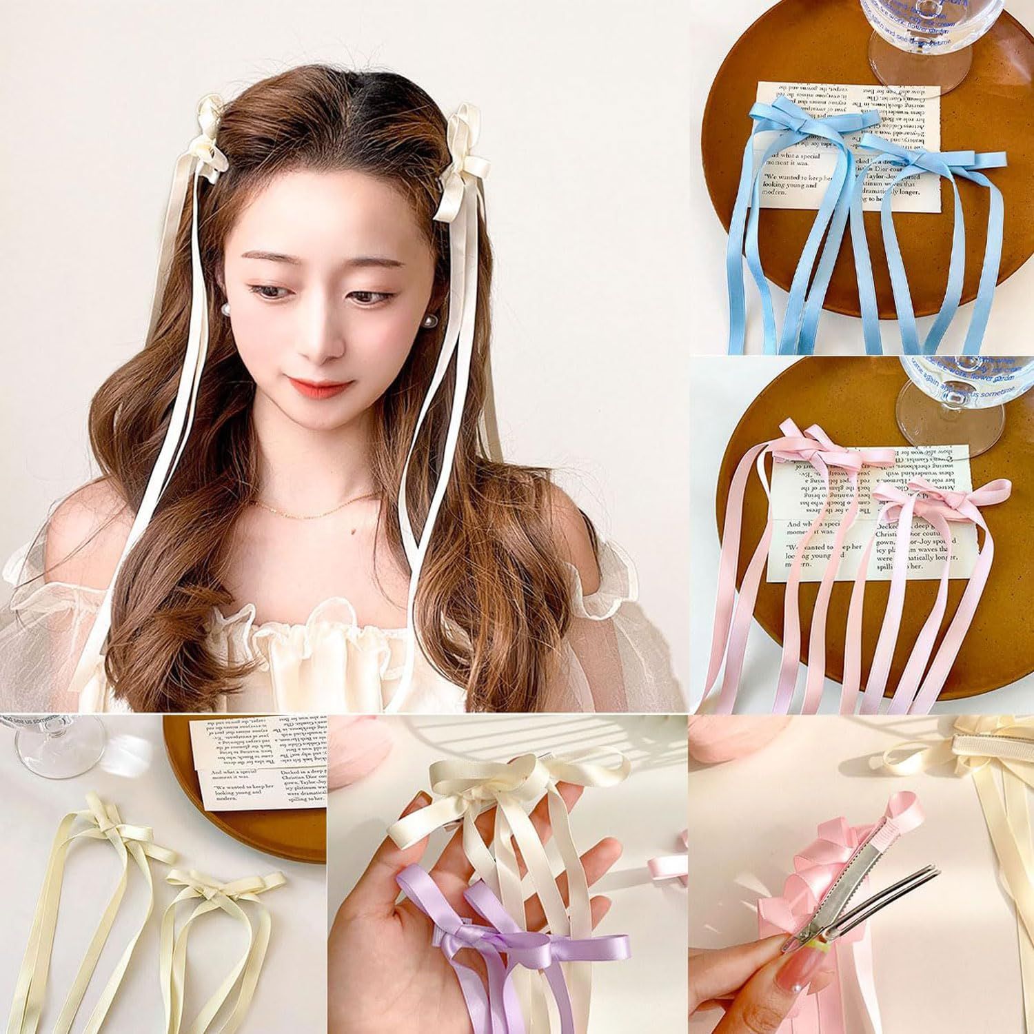 オーダーメイド♡りんごちゃん＆れもんちゃん♡ベビーヘアクリップ