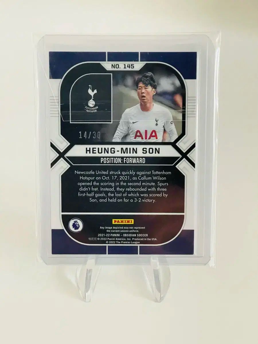 2021 Panini Immaculate  Soccer ソン　フンミン 2021 ー 22 PANINI OBSIDIAN SOCCER 孫 興慜（ソン・フンミン