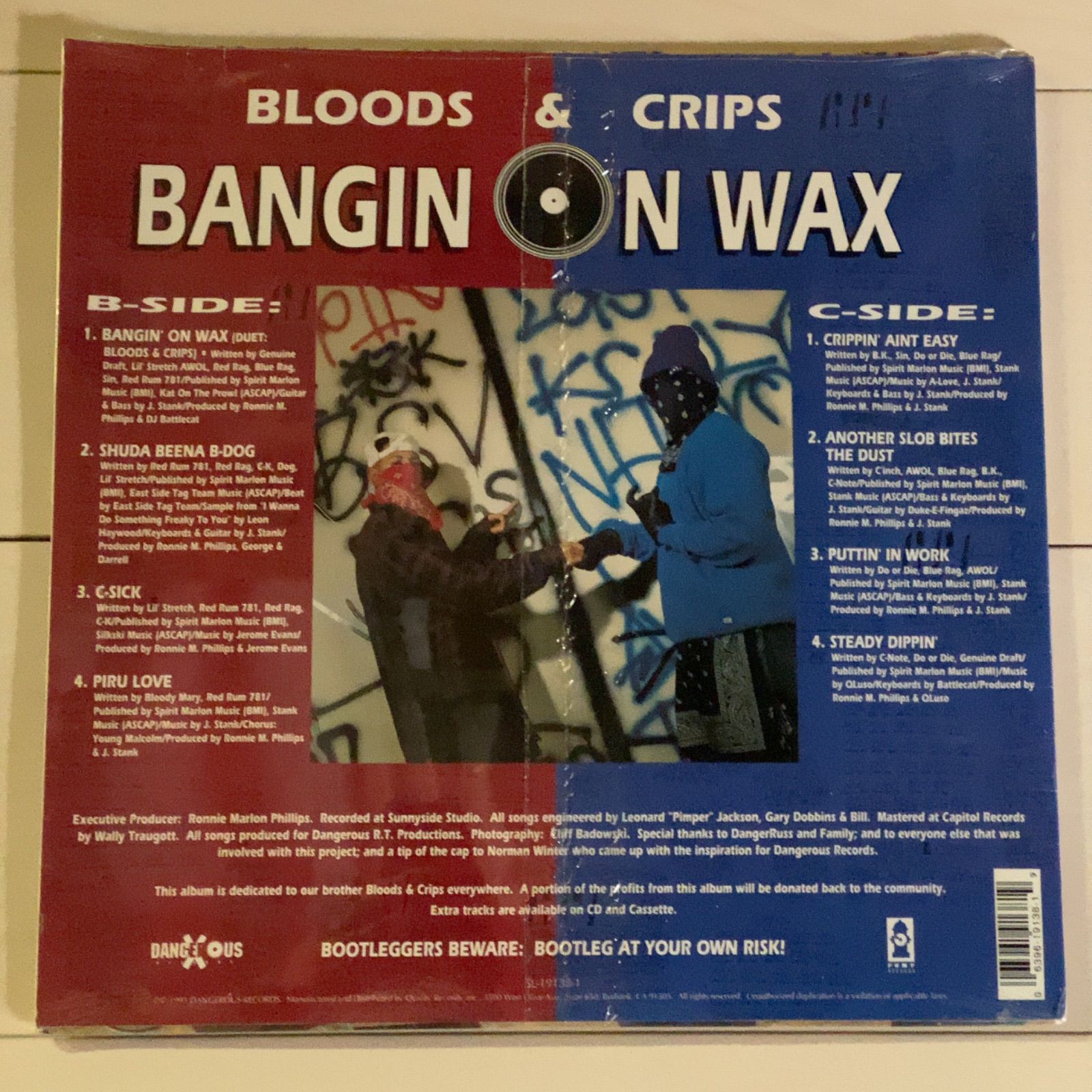 シールド 未開封 BLOODS CRIPS BANGIN ON WAX - 洋楽