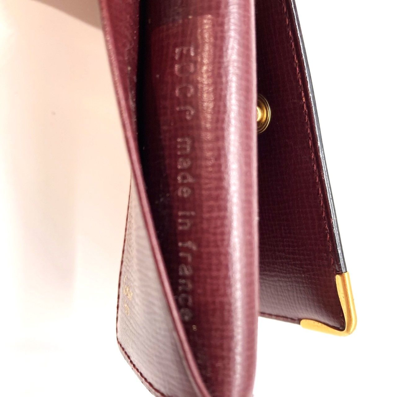 ☆カルティエ Cartier キーケース6連 マストライン レザー レッド系