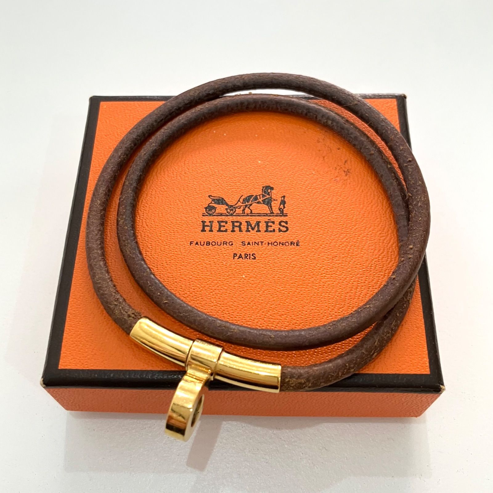 HERMES エルメス ドゥーブルケリー ブレスレット チョーカー - メルカリ