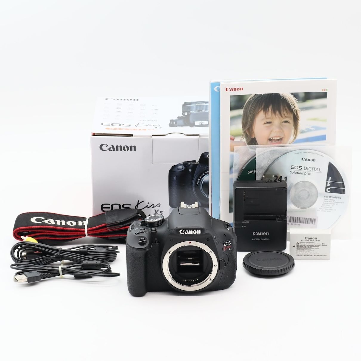 美品】☆ショット数「1410回」Canon キャノン EOS Kiss X5 ボディ