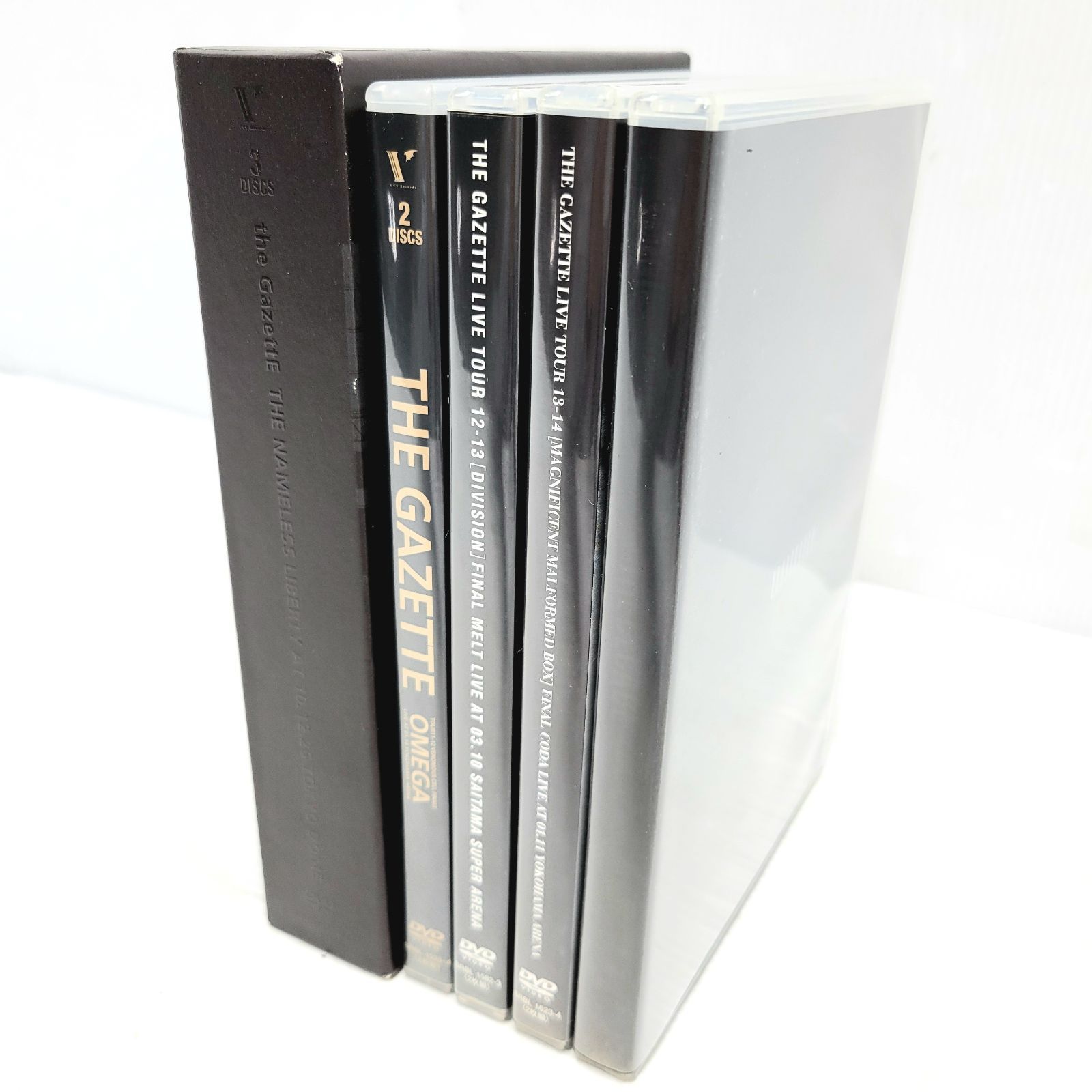 The GazettE LIVE DVD CODA|THE DECADE|OMEGA|MELT|THE NAMELESS LIBERTY セット