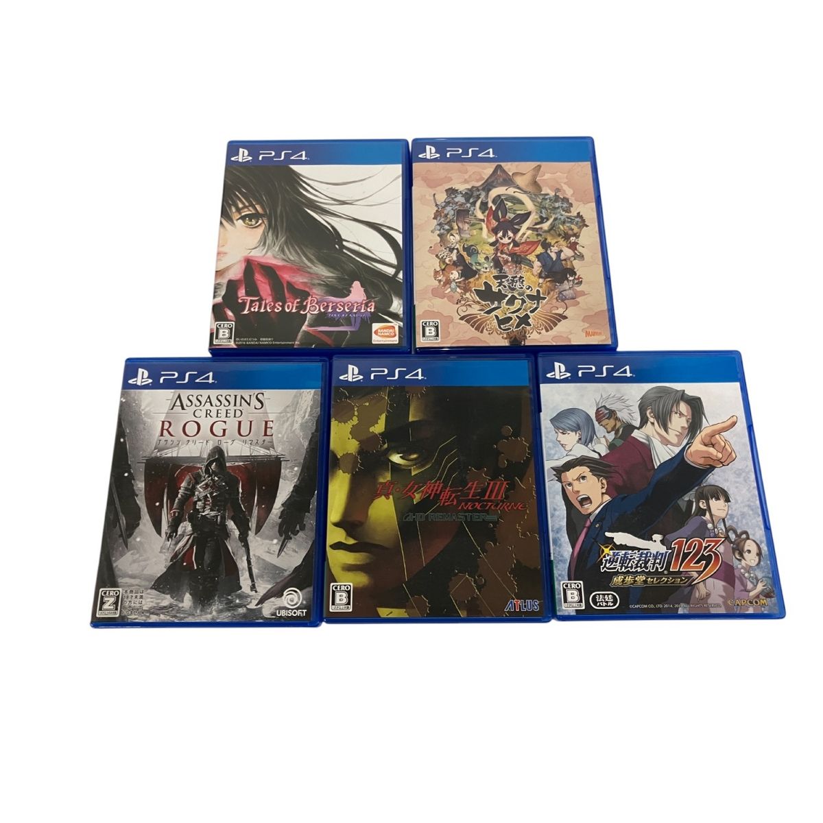 PS4 ソフト17点 おまとめ 龍が如くアサシン ペルソナなど ゲーム