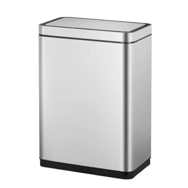 EKO イーケーオー センサー ゴミ箱 デラックスミラージュ 45L 自動開閉 シルバー ステンレス 大容量 リビング キッチン 静音