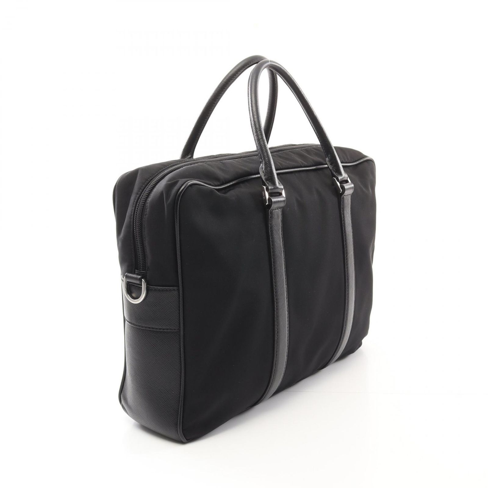 プラダ PRADA ブリーフケース TESSUTO+SAFFIAN 2VE661 ブラック