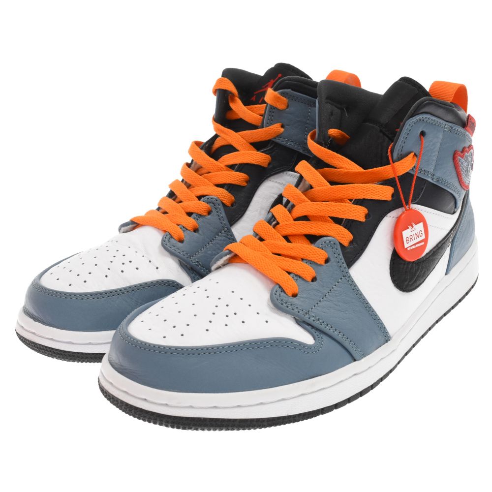 NIKE (ナイキ) ×FACETASM AIR JORDAN 1 MID SE FRLS APLA CU2802-100 ファセッタズム  エアジョーダン1 ミッドカットスニーカー US10/28.0cm ホワイト/グレー - メルカリ