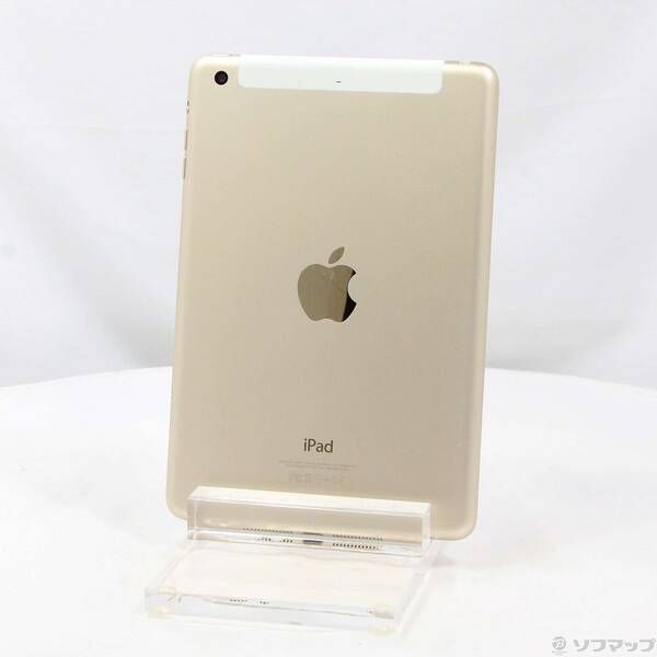 中古品〕 iPad mini 3 16GB ゴールド MGYR2J／A docomo【258