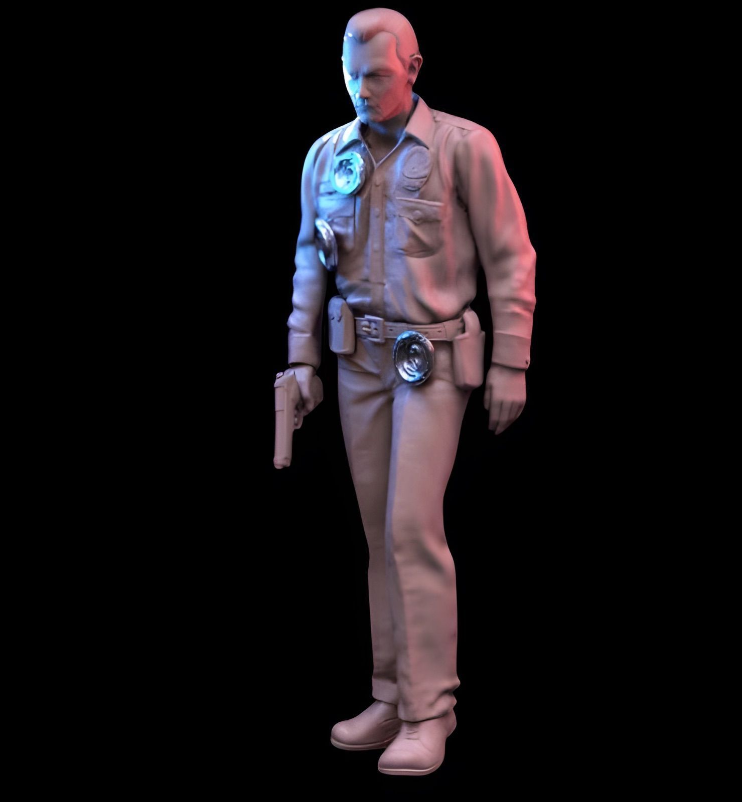 ガレージキット フィギュア 未塗装 ターミネーター T-1000 large