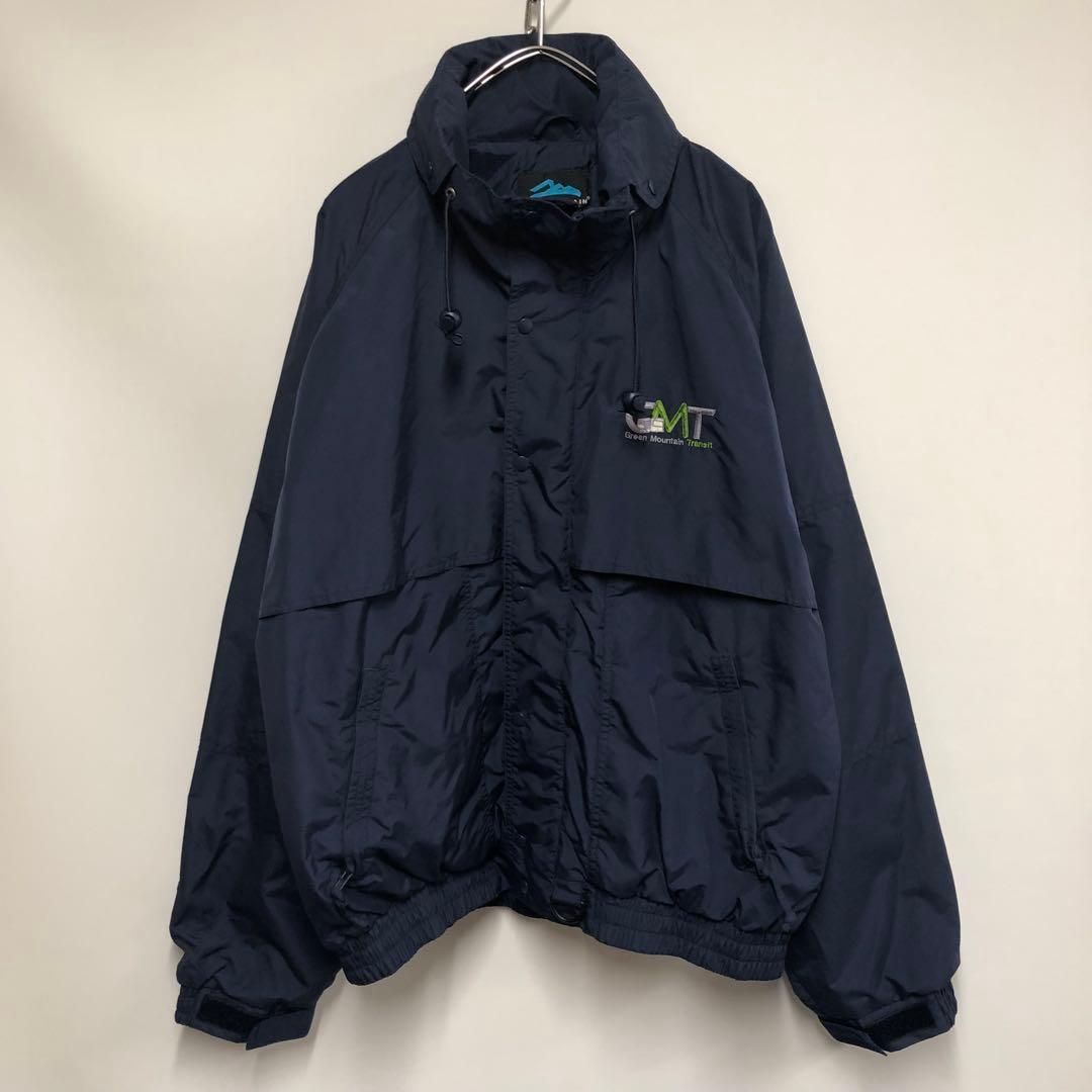 アノラックパーカー ナイロンジャケット ネイビー メンズM - メルカリ
