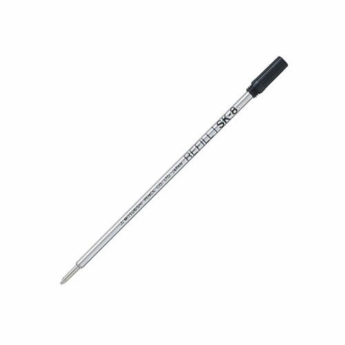 まとめ 三菱鉛筆 油性ボールペン替芯 0.8mm 黒 SK8 ×30セット