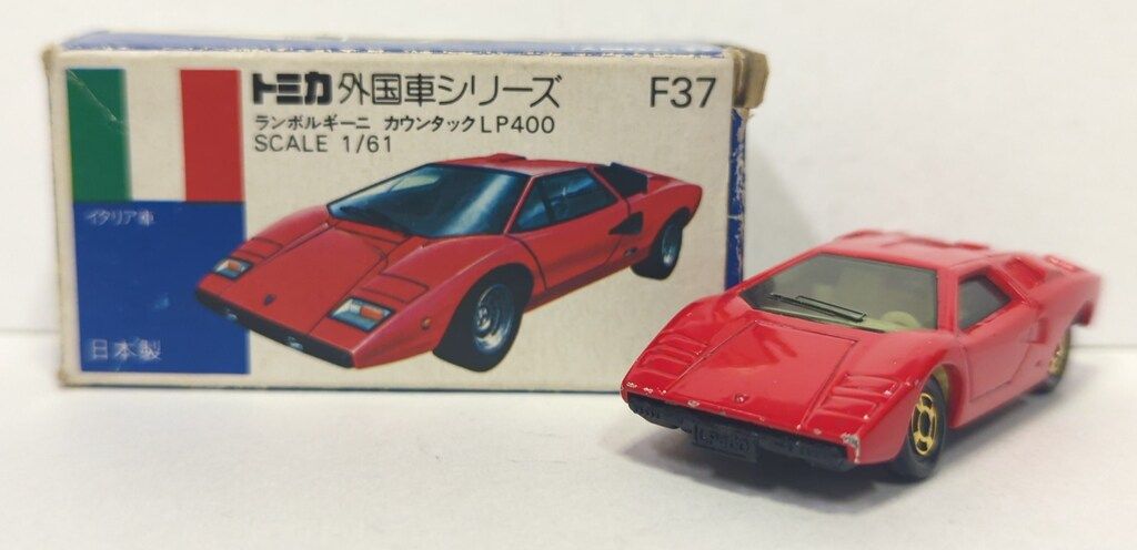 トミー トミカ青箱日本製 ランボルギーニ カウンタック LP400 赤