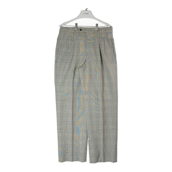 BURBERRY GOLF バーバリーゴルフ チェック 羊毛 スラックス グレー sizeW82