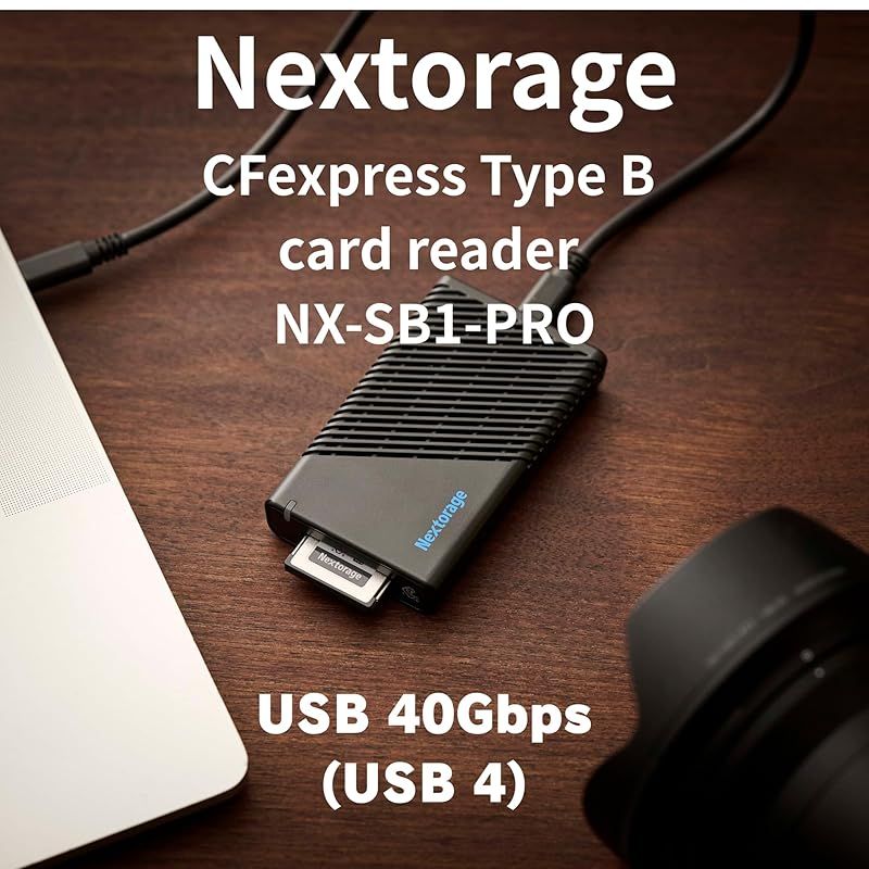 Nextorage 日本メーカー CFexpress Type B カードリーダー USB 40Gbps USB4 Type-C NX-SB1PRO ネクストレージ