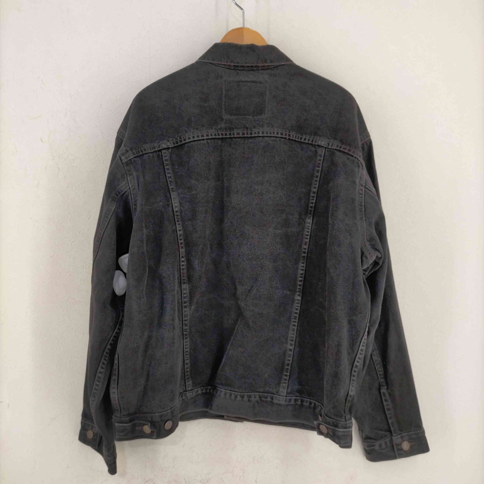 90s リーバイス 70507 デニムジャケット メキシコ製 オーバーサイズ L 90's Levi's 70507 ブラックデニムジャケット 4ポケット 表記(L