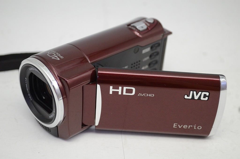 JVC ケンウッド Everio GZ-HM460 デジタルビデオカメラ レッド ケース付 250917i