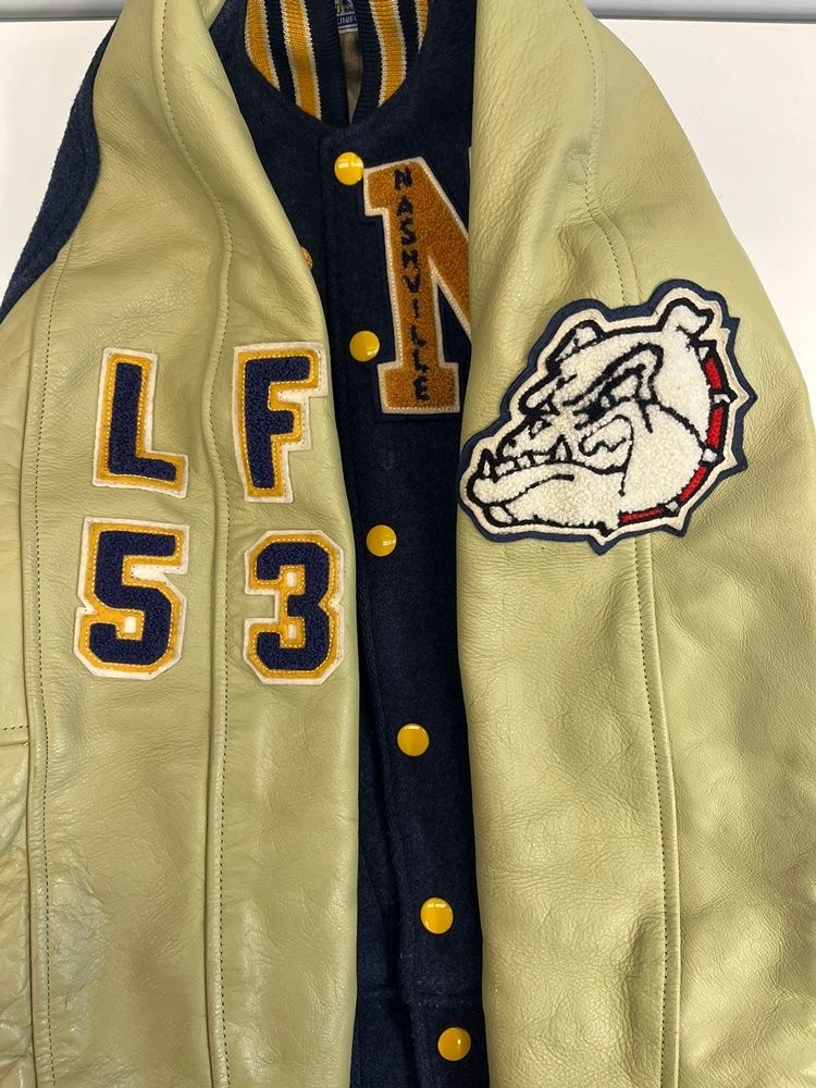 ホワイツビル Whitesville スタジャン ウール 紺 WV10733/734 表記