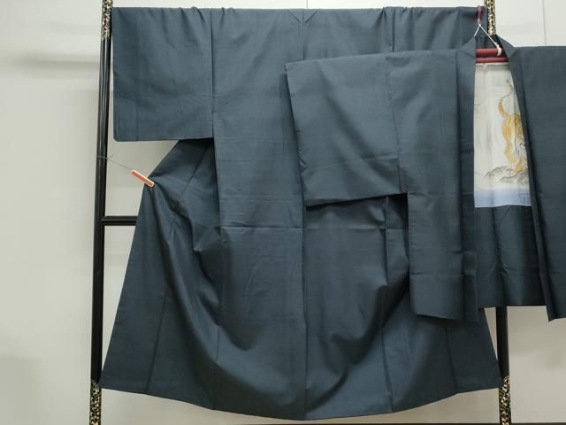 ♠ 平和屋着物●男性 本場大島紬 アンサンブル 100亀甲 総詰め 正絹 CAAS9340th