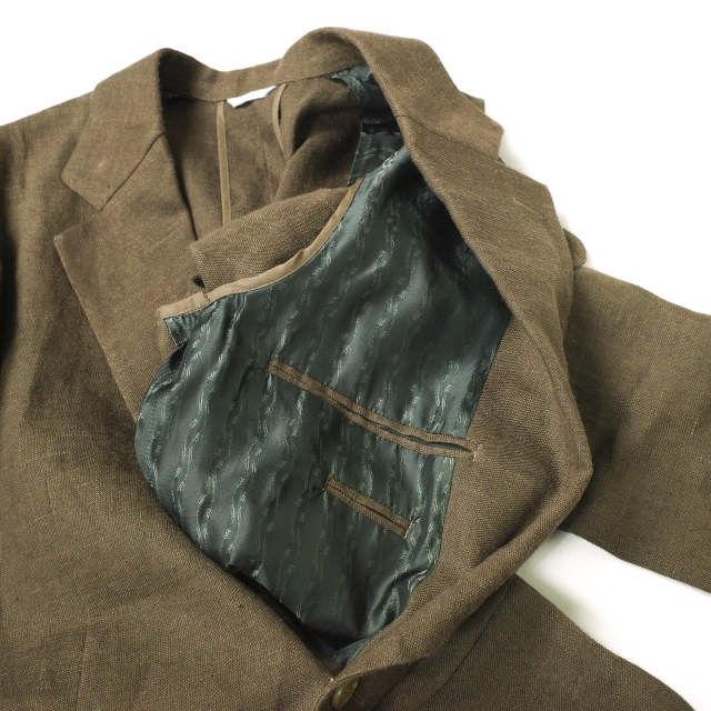 KENNETH FIELD ケネスフィールド 22SS 日本製 LINEN HEMP 2B UNCON 