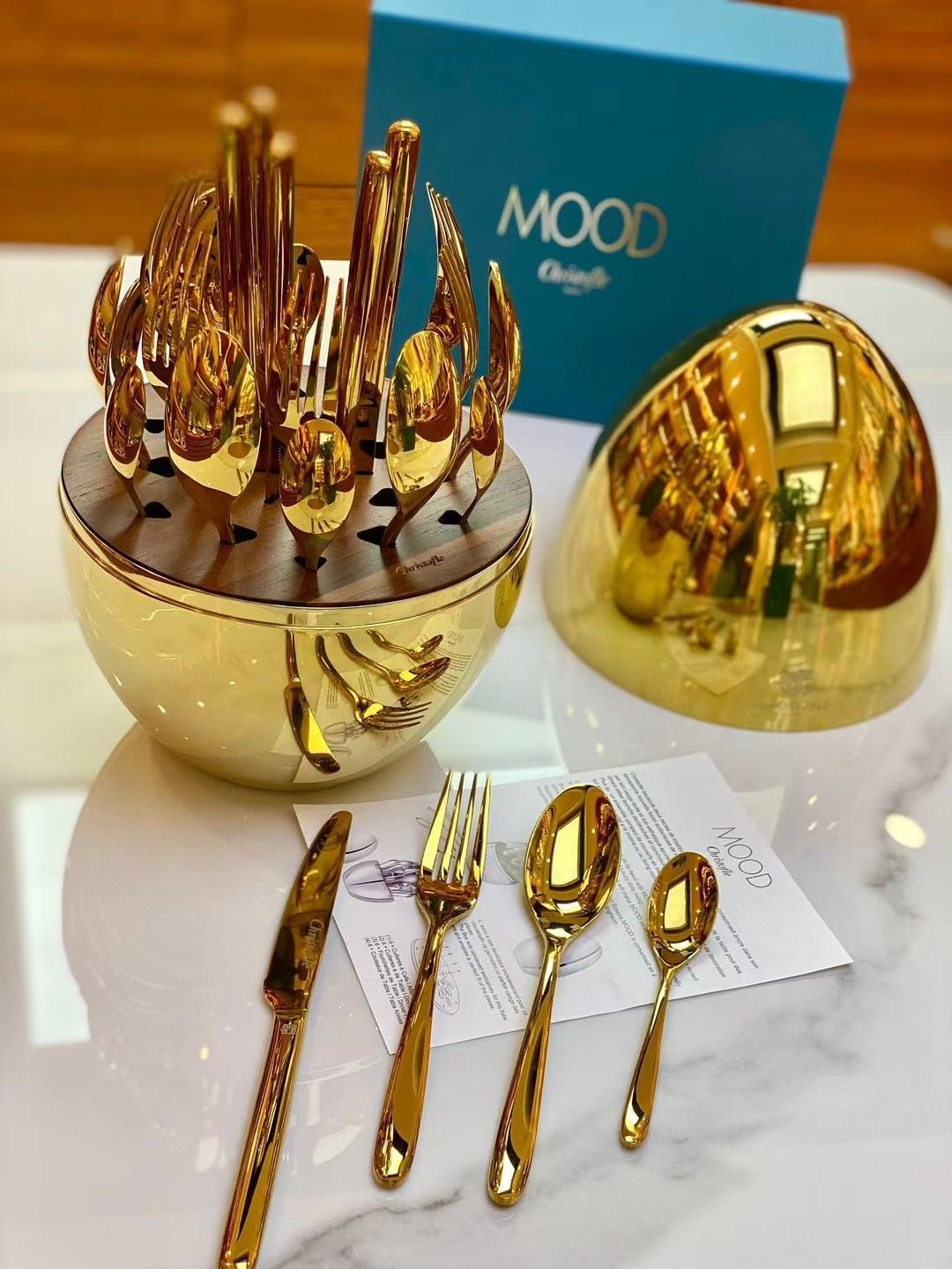 Christofle クリストフル Mood カトラリー24本セット クリストフル