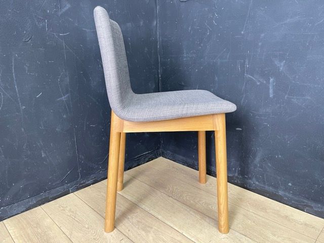 2の1 イデー スティルト ダイニングチェア 肘無し グレー オーク材