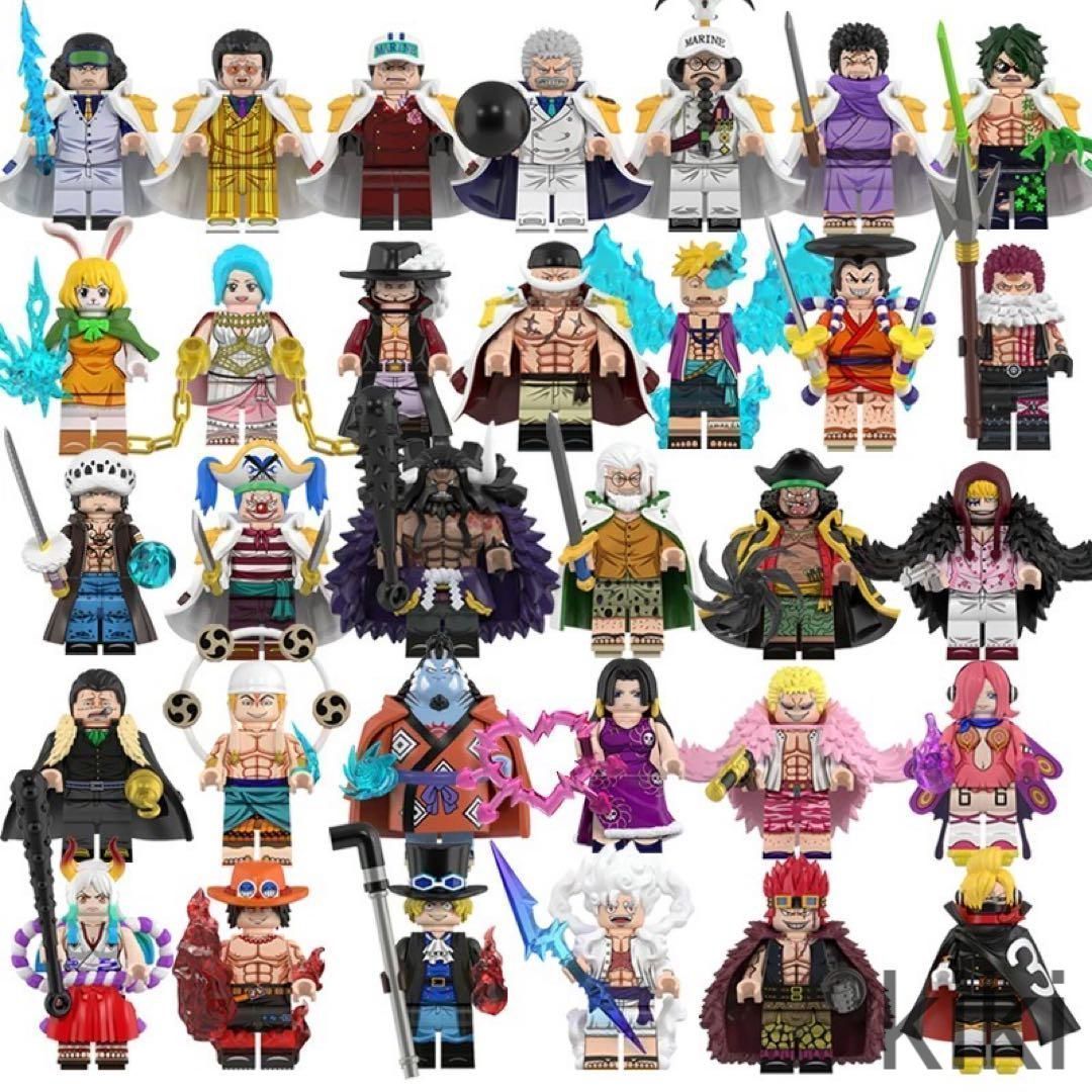 レゴ互換 ワンピース キャラクター ミニフィグ 32体セット 人形 フィギュア kkk