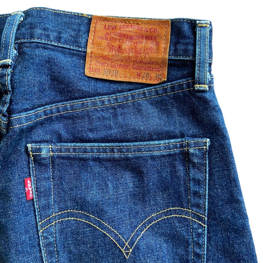 230621BRB19◎美品 濃紺 1998年製 LEVI'S 503B (28) 日本製 セルビッチ