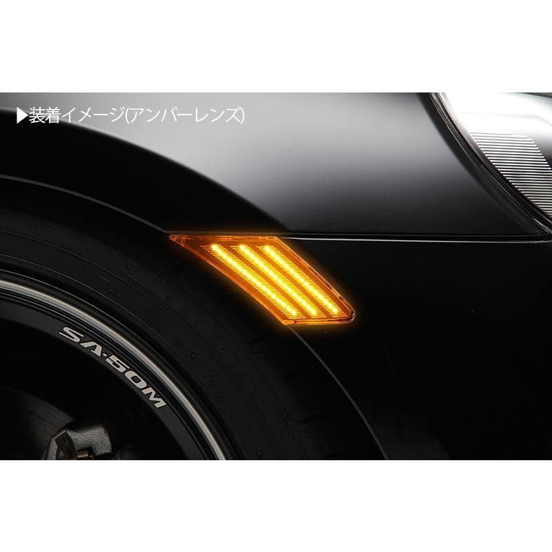 コンパクト発送 トヨタ01 ZN6 86 ZC6 BRZ LED サイドマーカー 点滅タイプ 純正交換 フェンダー バンパー ウインカー ウィンカー  レンズ