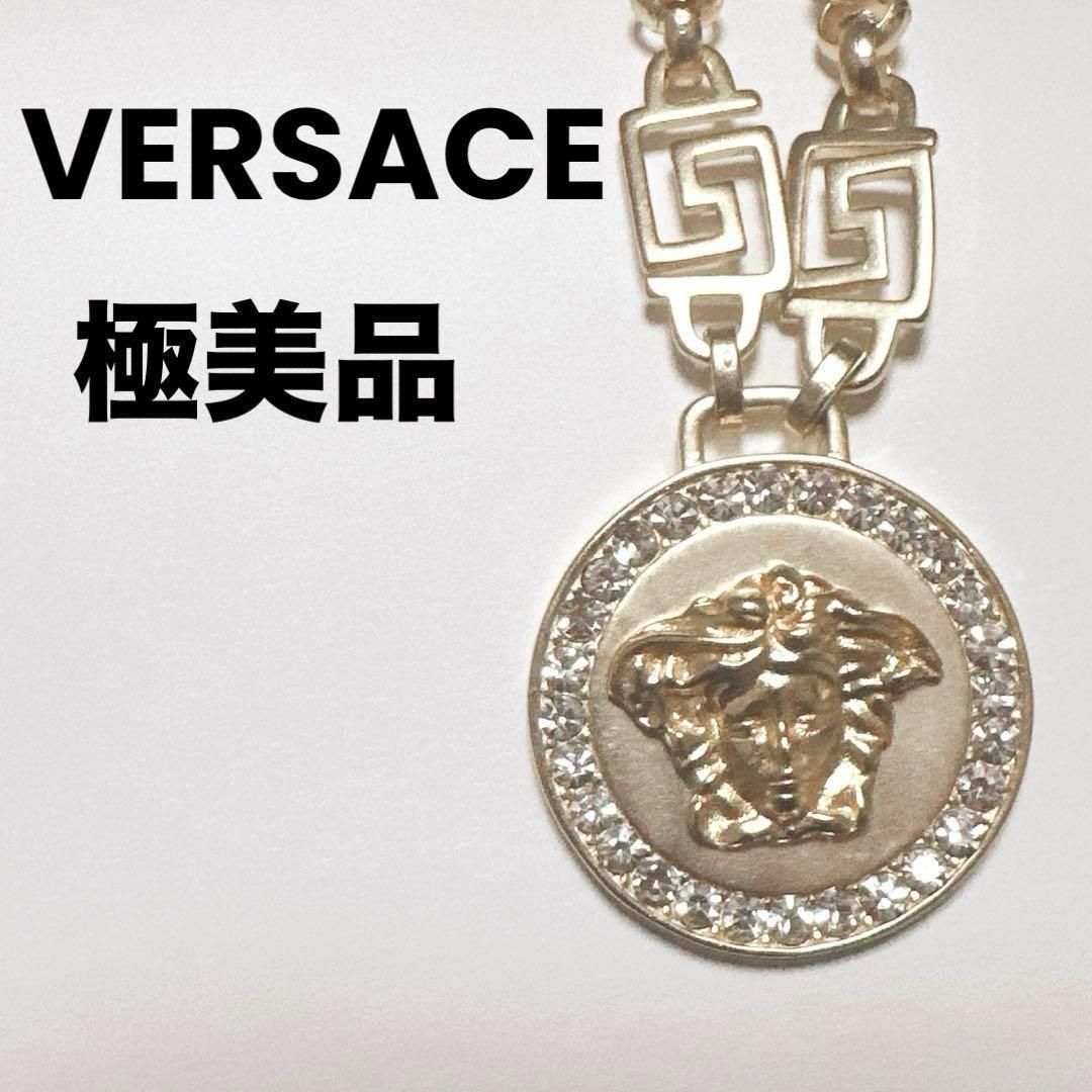 ヴェルサーチ ヴェルサーチ VERSACE ネックレス メデゥーサ グレカ ゴールド