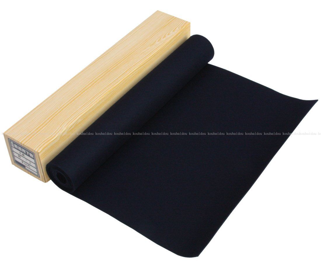 Color:紺 弘梅堂 書道下敷き もうせん 半切用（45×150cm） 毛氈 紺 2mm