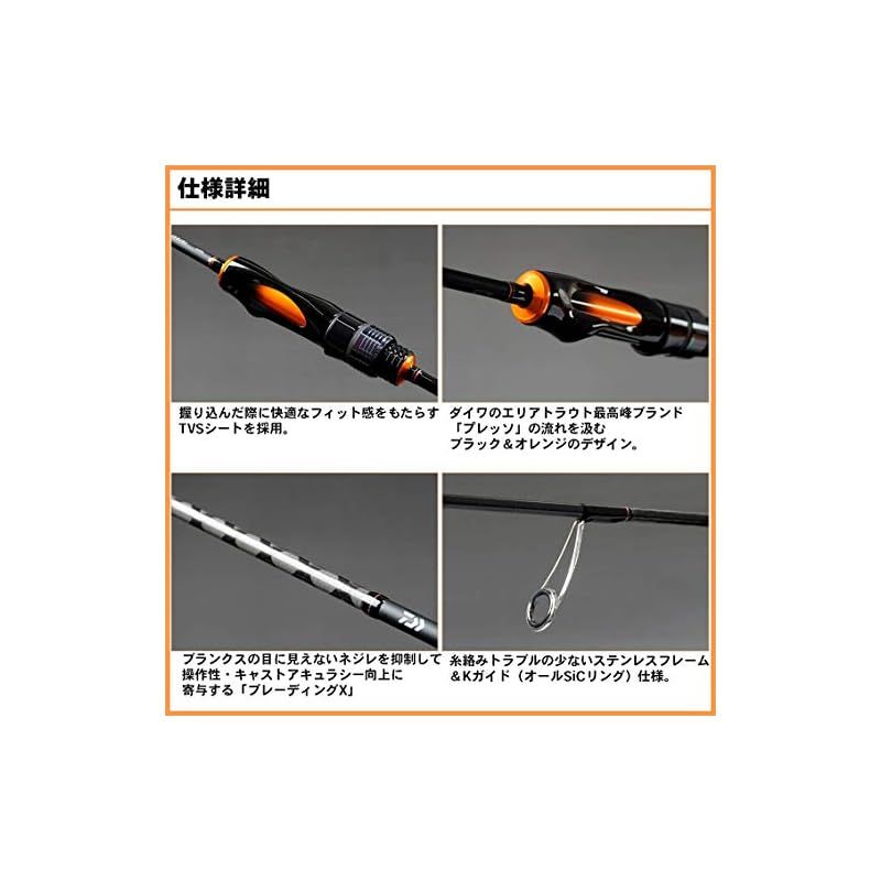 Amazon.com : DAIWA Area Trout Rod Iprimi 60XUL-4 Fishing Rod