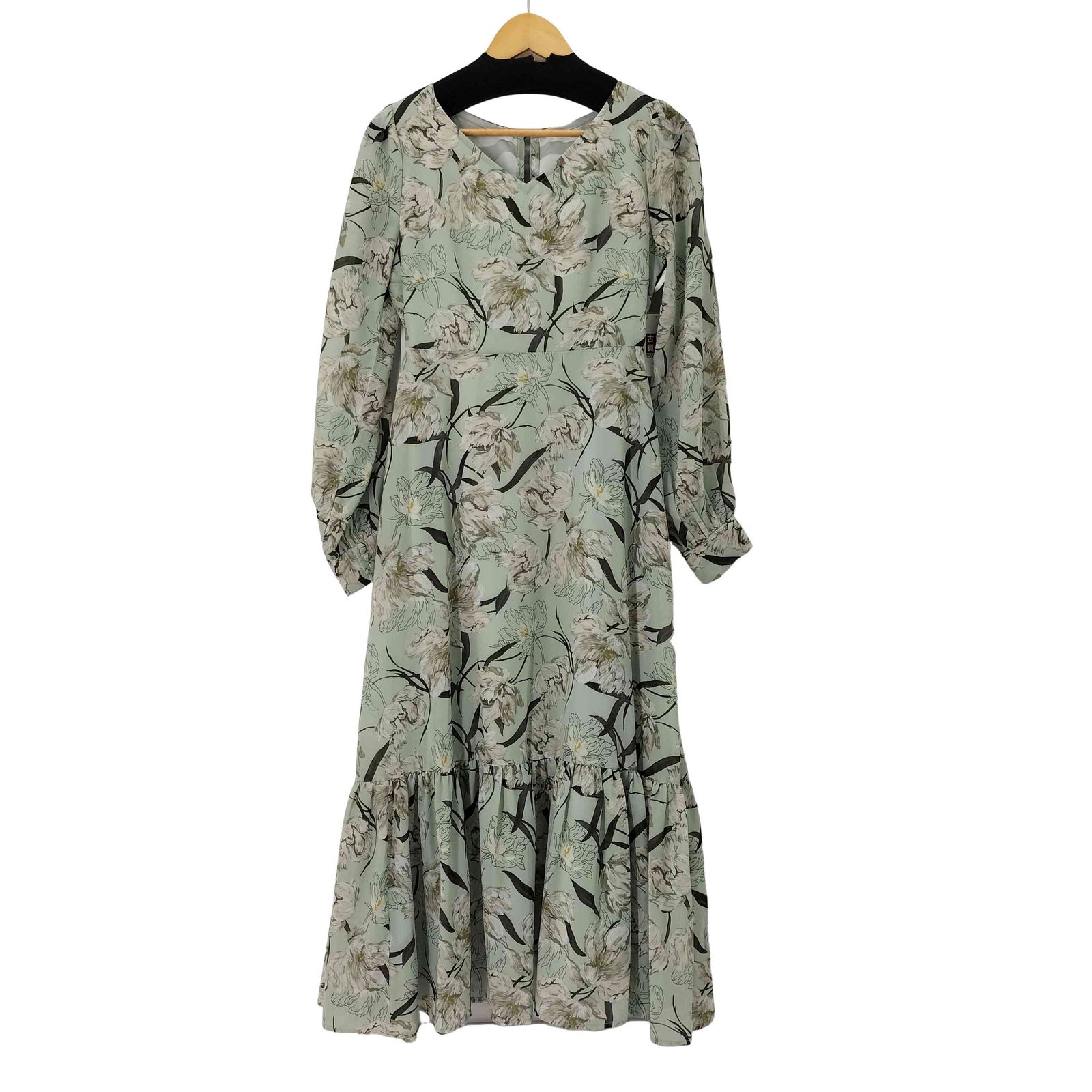 eimy istoire フラワーモチーフシアーフレアワンピース エイミーイストワール eimy istoire Letty Flower シアーフレア