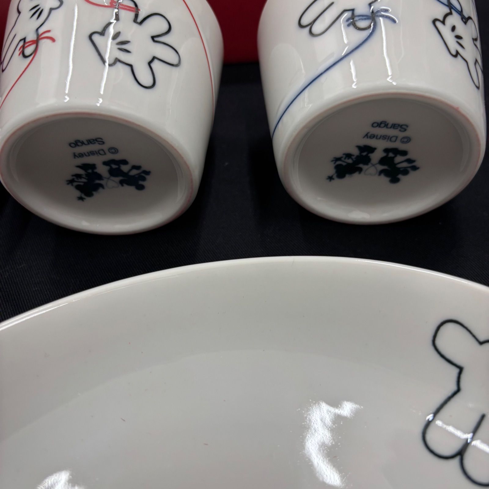 新品 ディズニー ペアお食事セット 食器 お皿 ミッキー ミニー セット 
