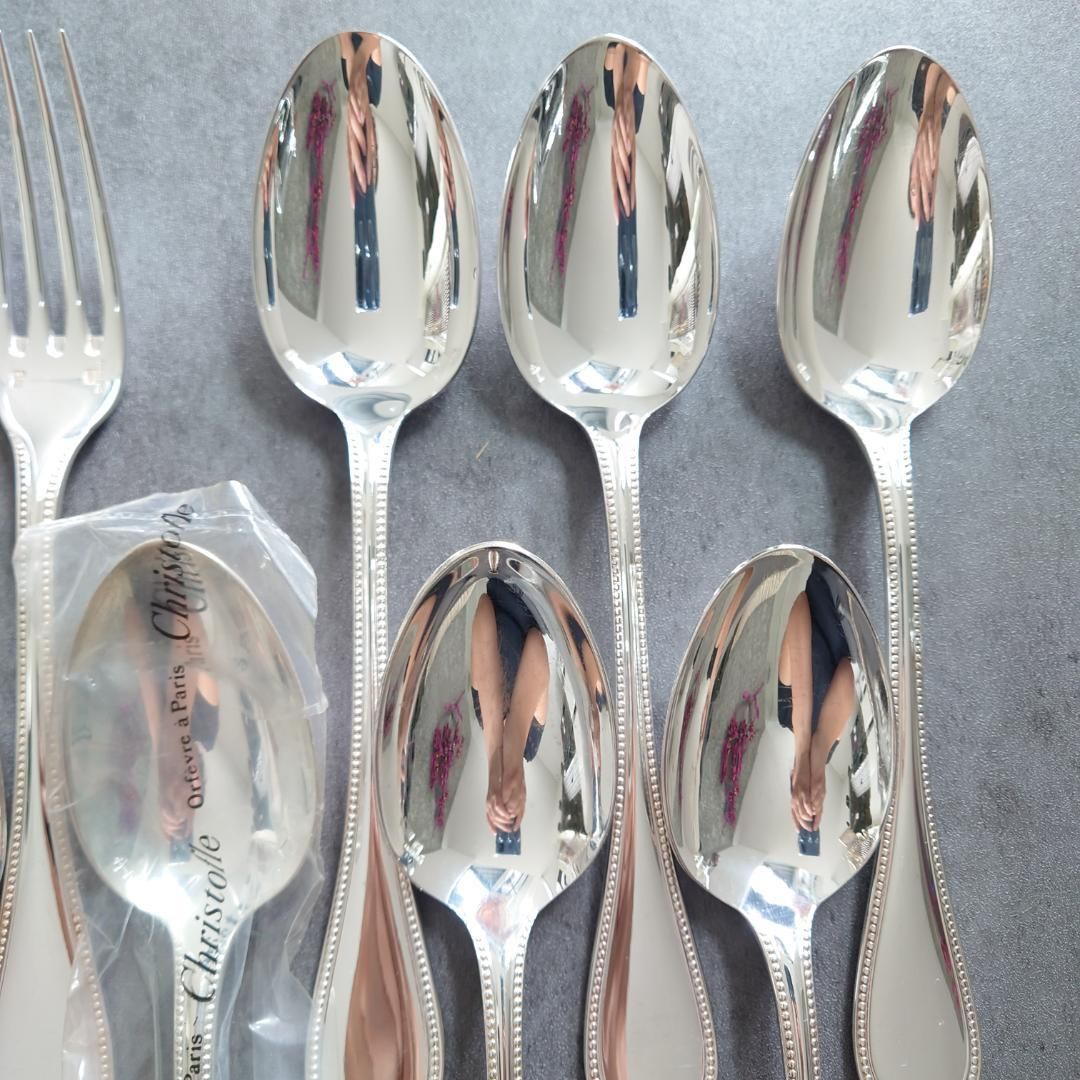 クリストフル パール テーブルサイズ 含む 18点 SKLAD-KIRPICHA_RU