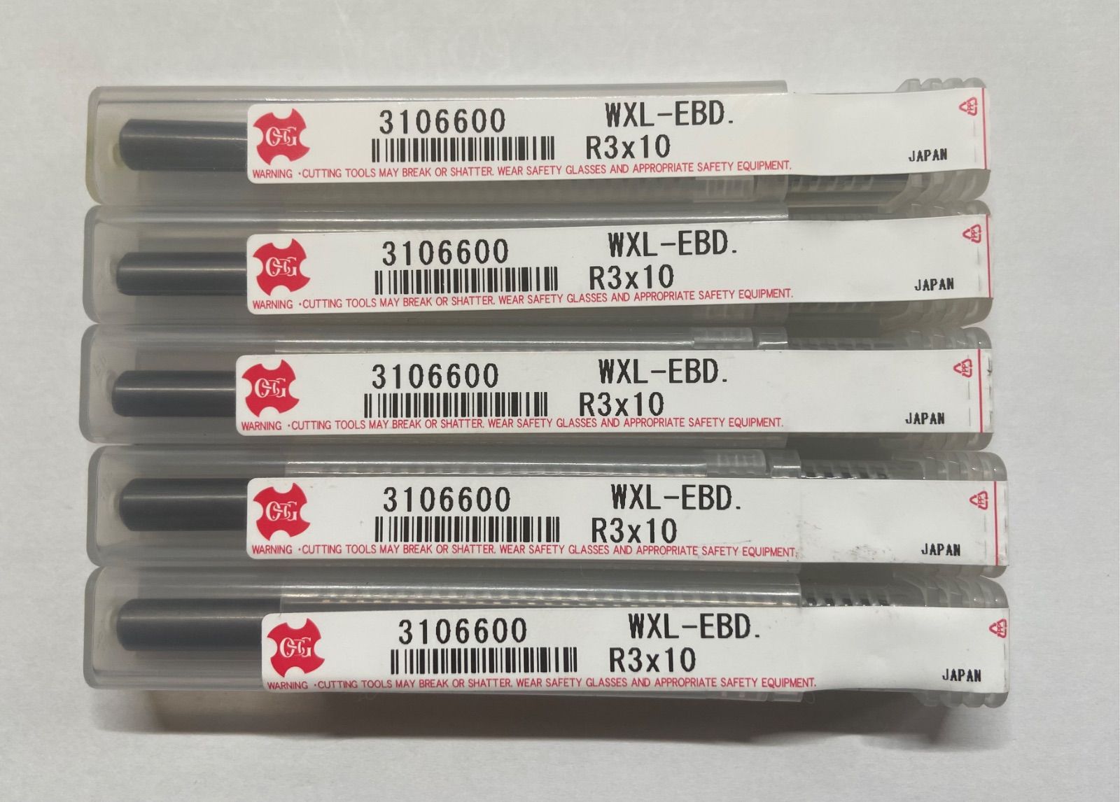 オーエスジーOSG 超硬エンドミル WXL-EBD R3×10 5本セット オーエスジーOSG 超硬エンドミル WXL-EBD R3×10 5本セット