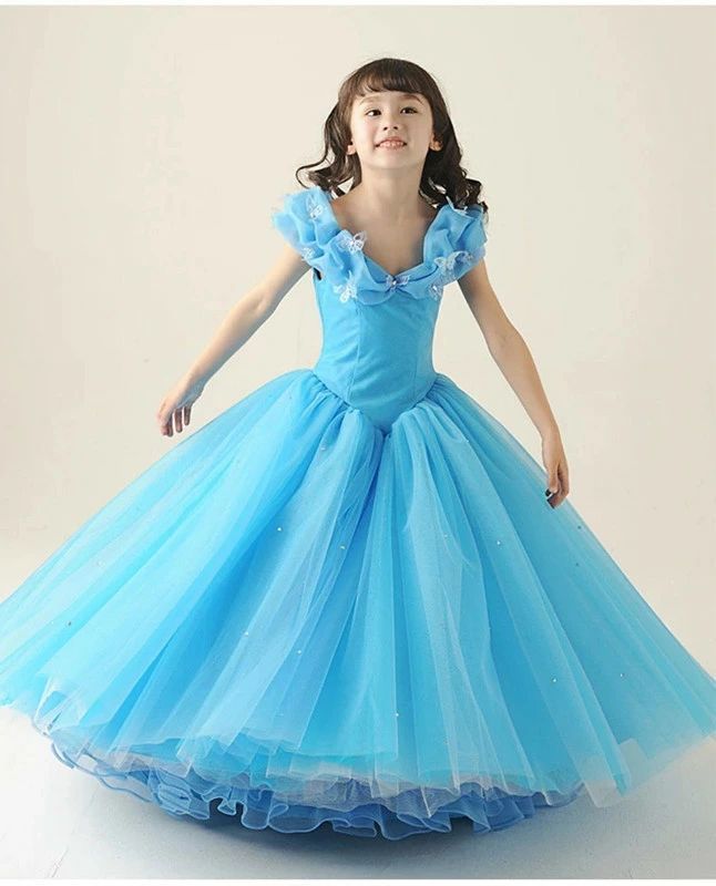 プリンセス キッズ コスチューム プリンセスドレス 衣装 コスプレ ドレス プリンセス ハロウィン 子供 仮装 ワンピース 子供用 こども なり