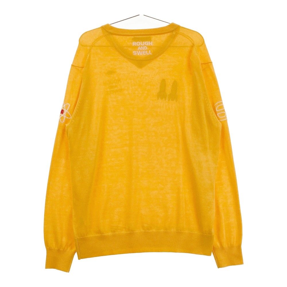 サイズ：L ROUGH&SWELL ラフアンドスウェル ウール混 Vネック