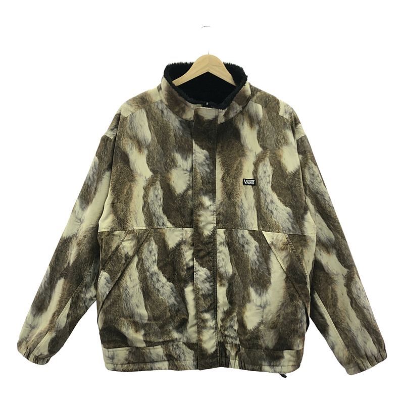 VANS | バンズ | ×BILLY S RABBIT FUR PRINT REVERSIBLE JKT ビリーズ ラビットファープリント リバーシブル ジャケット | S | マルチ | ブラック | メンズ