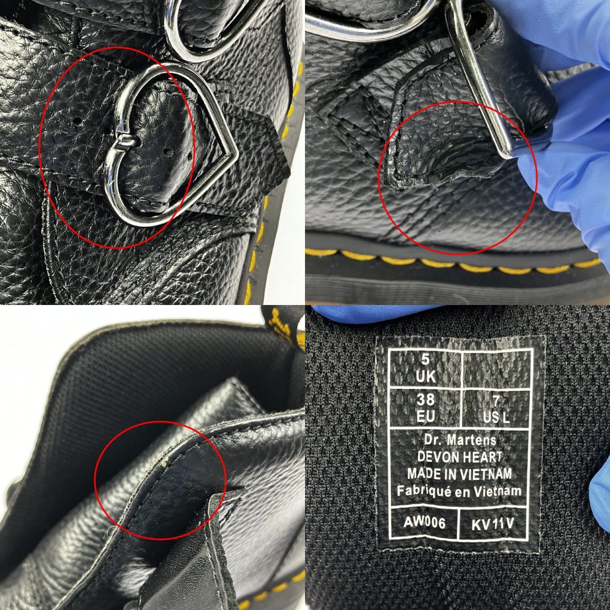 ▽▽Dr.Martens ドクターマーチン デボンハート 2ストラップ UK5 24cm 