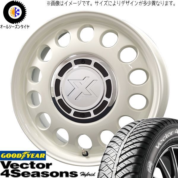 スイフト サクシード プロボックス 185/55R15 オールシーズン | グッドイヤー ベクター u0026 スティール 15インチ 4穴100 