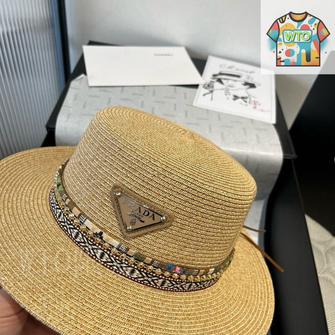 PRADA 新民族風フラットトップ