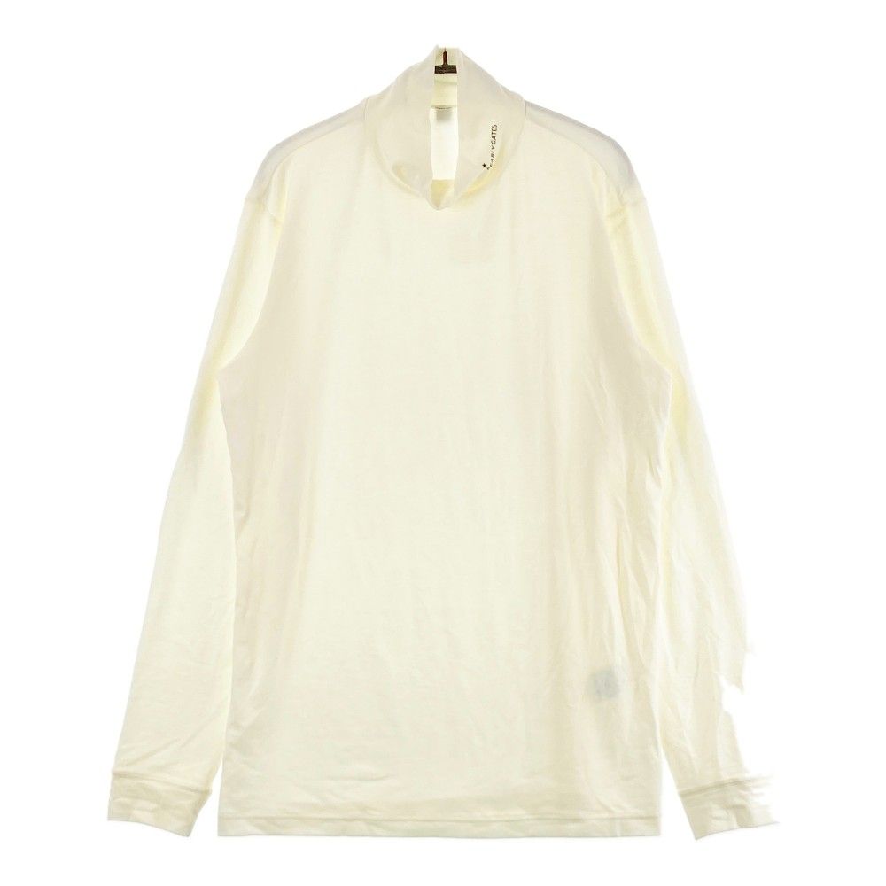 サイズ 6 PEARLY GATES パーリーゲイツ ハイネック長袖Tシャツ ホワイト系 240101432613 ゴルフウェア メンズ ストスト